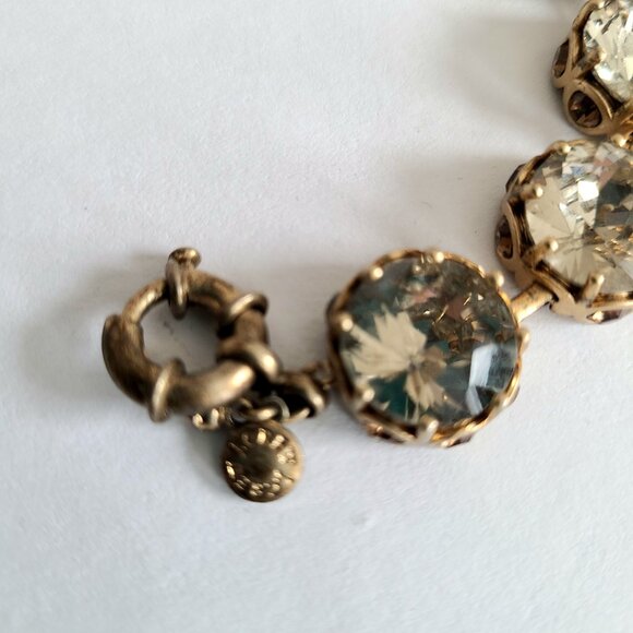 J. Crew  large rhinestones  bracelet. - Picture 3 of 8